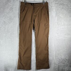 Prana Zion Stretch Outdoor Pants Men 32x32 Brown Sepia Straight Fit Pre-owned